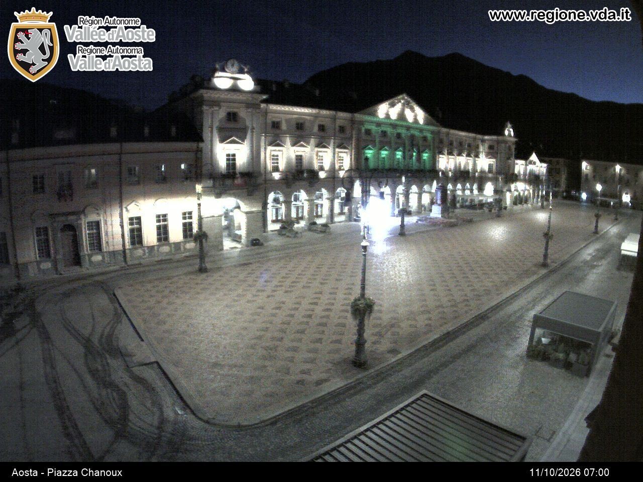 Archived image Webcam Aosta, Piazza Emile Chanoux