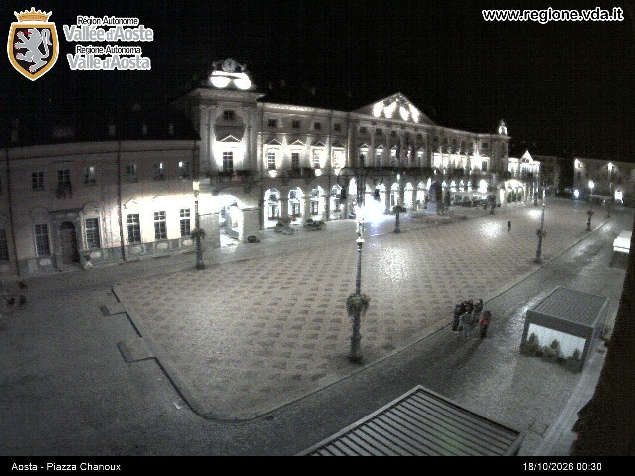 Archived image Webcam Aosta, Piazza Emile Chanoux