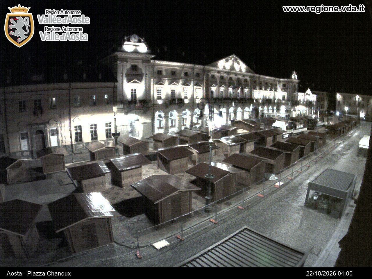 Archiv Foto Webcam Piazza Emile Chanoux, Aosta
