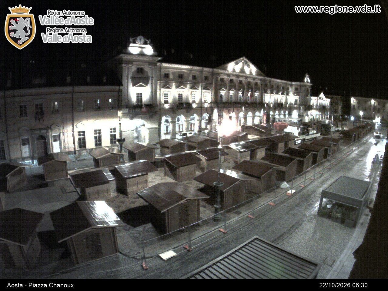Archiv Foto Webcam Piazza Emile Chanoux, Aosta