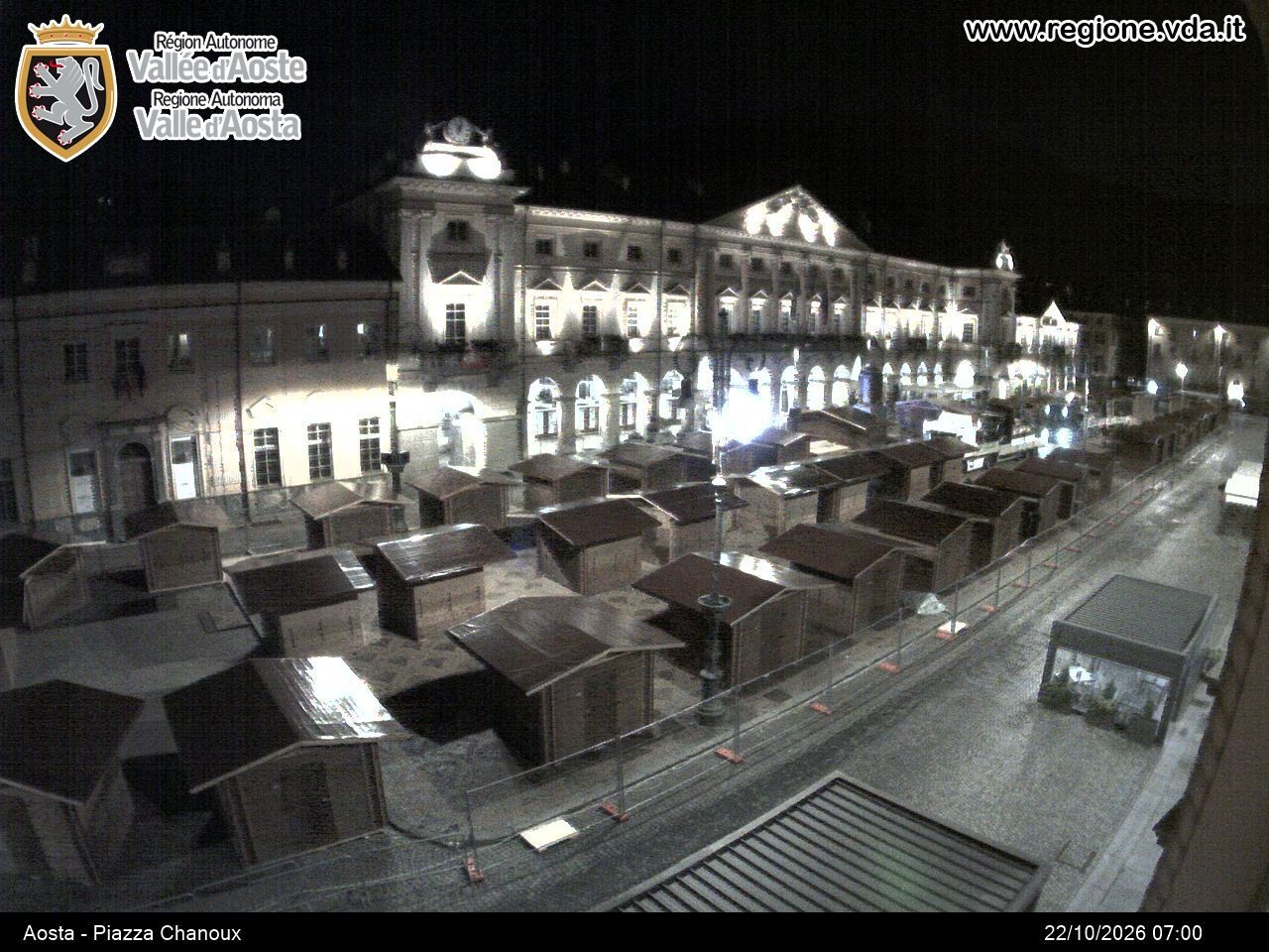 Archiv Foto Webcam Piazza Emile Chanoux, Aosta