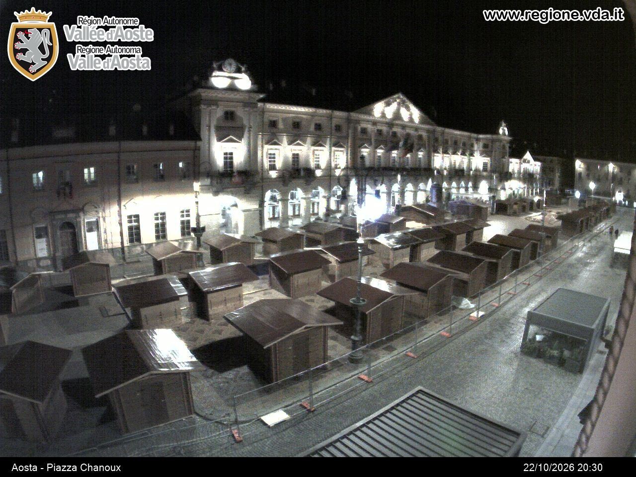 Archiv Foto Webcam Piazza Emile Chanoux, Aosta