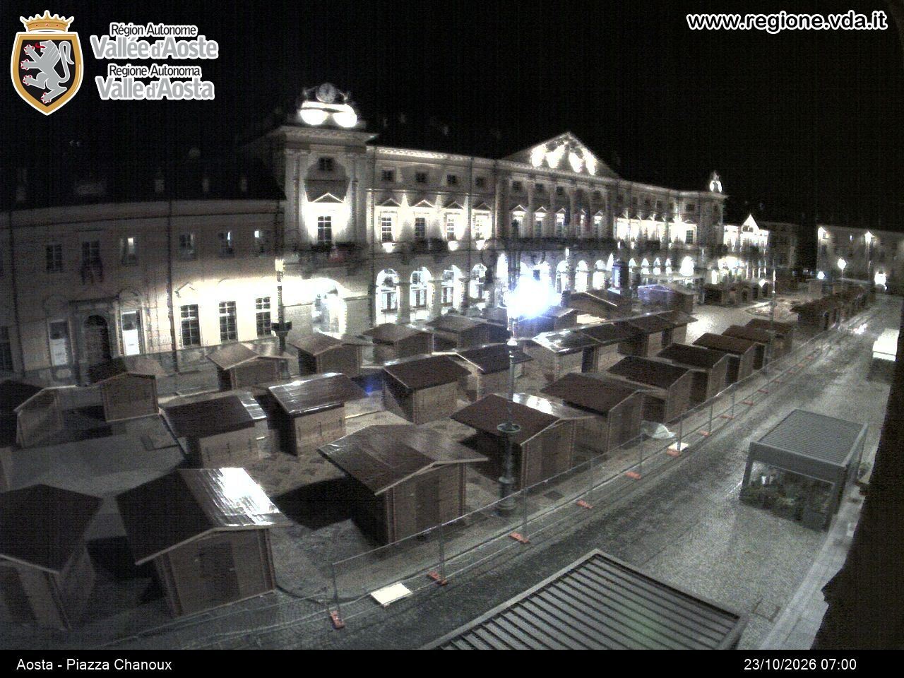 Archived image Webcam Aosta, Piazza Emile Chanoux