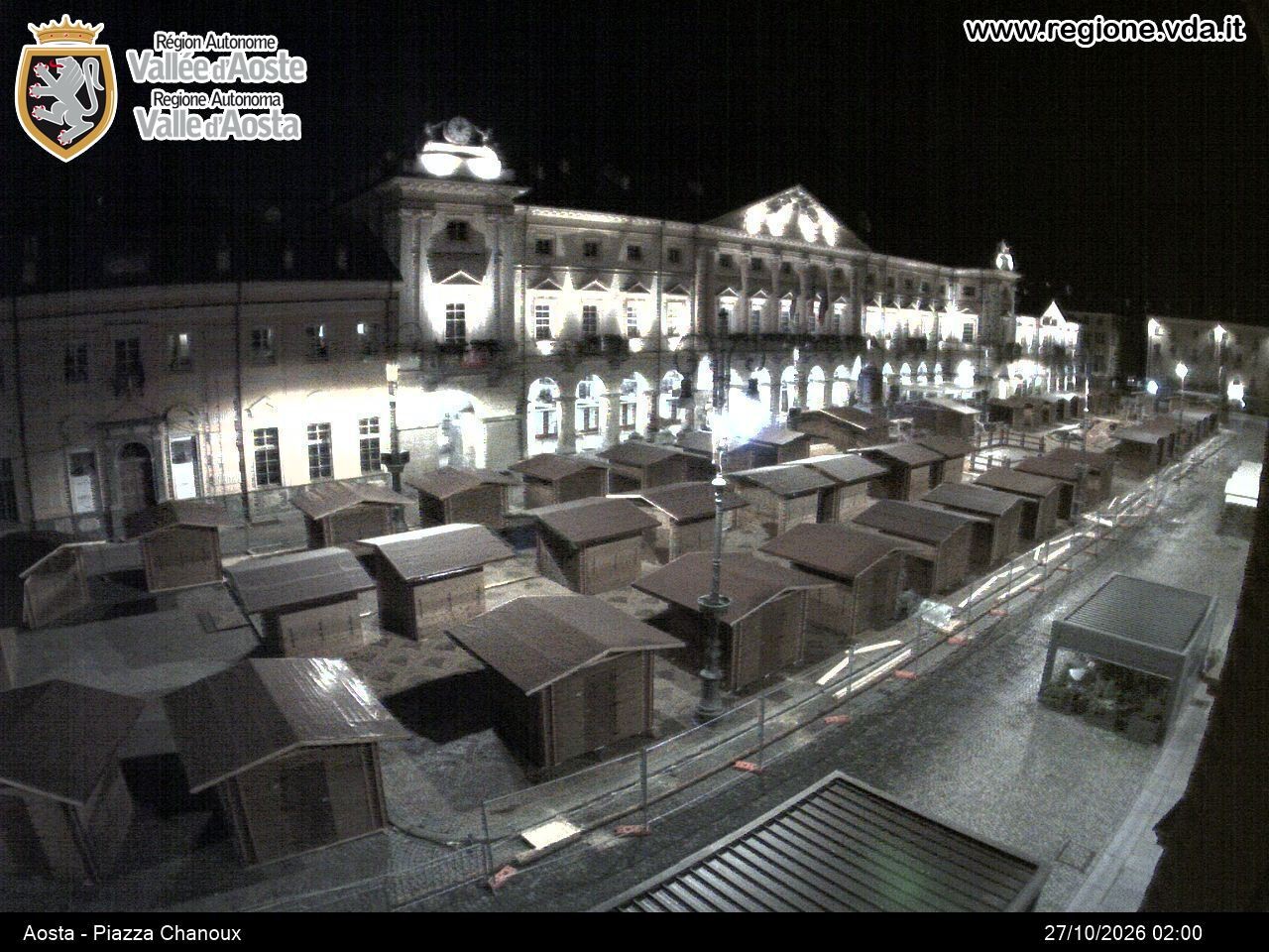 Archiv Foto Webcam Piazza Emile Chanoux, Aosta