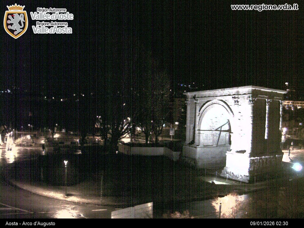 Archiv Foto Webcam Piazza Arco d'Augusto, Aosta