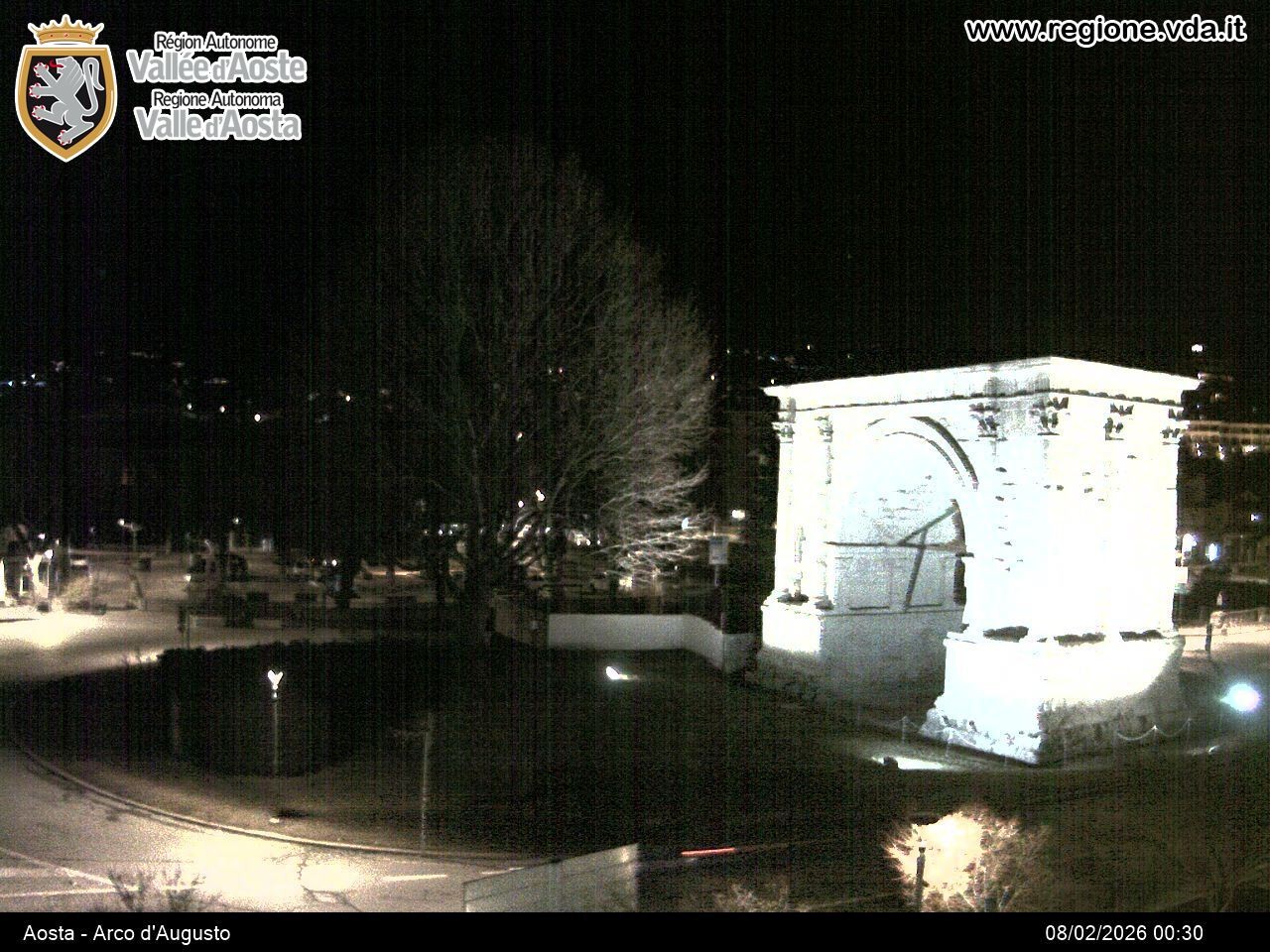 Archiv Foto Webcam Piazza Arco d'Augusto, Aosta