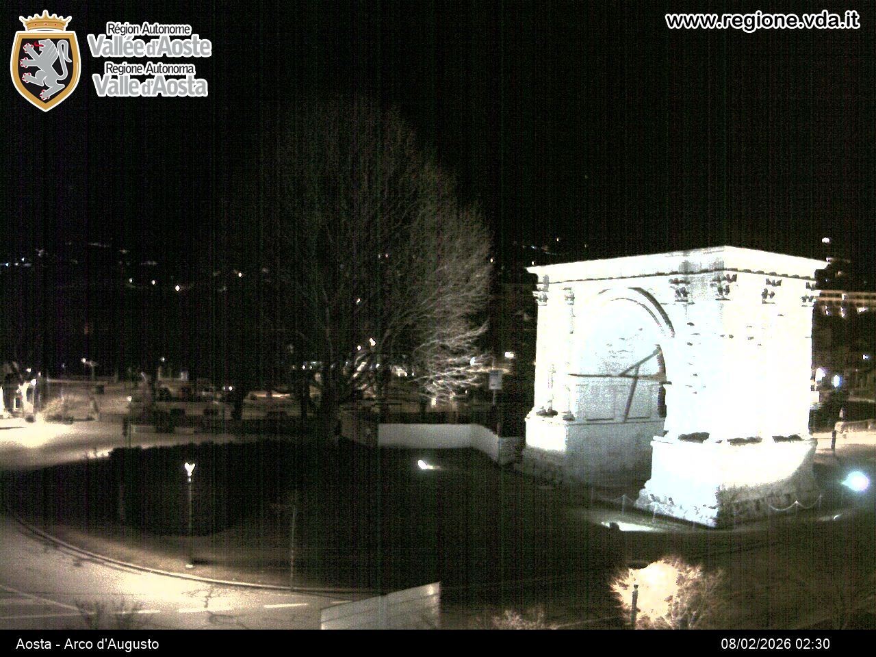 Archiv Foto Webcam Piazza Arco d'Augusto, Aosta
