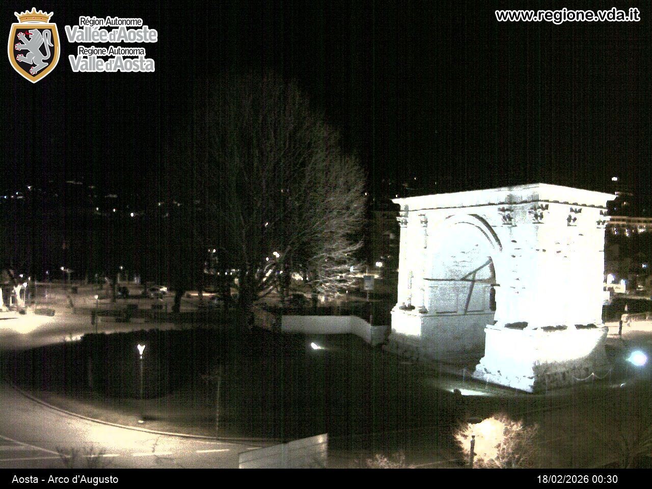 Archiv Foto Webcam Piazza Arco d'Augusto, Aosta