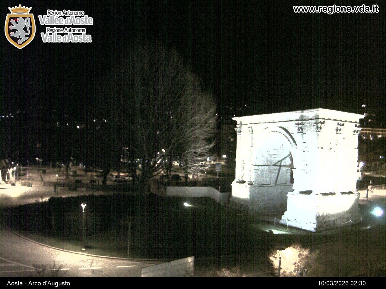 Archiv Foto Webcam Piazza Arco d'Augusto, Aosta