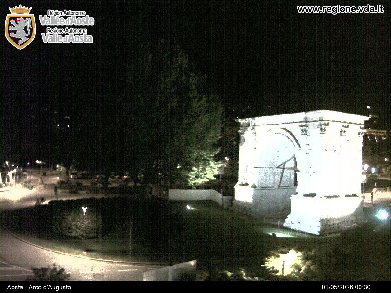 Archiv Foto Webcam Piazza Arco d'Augusto, Aosta