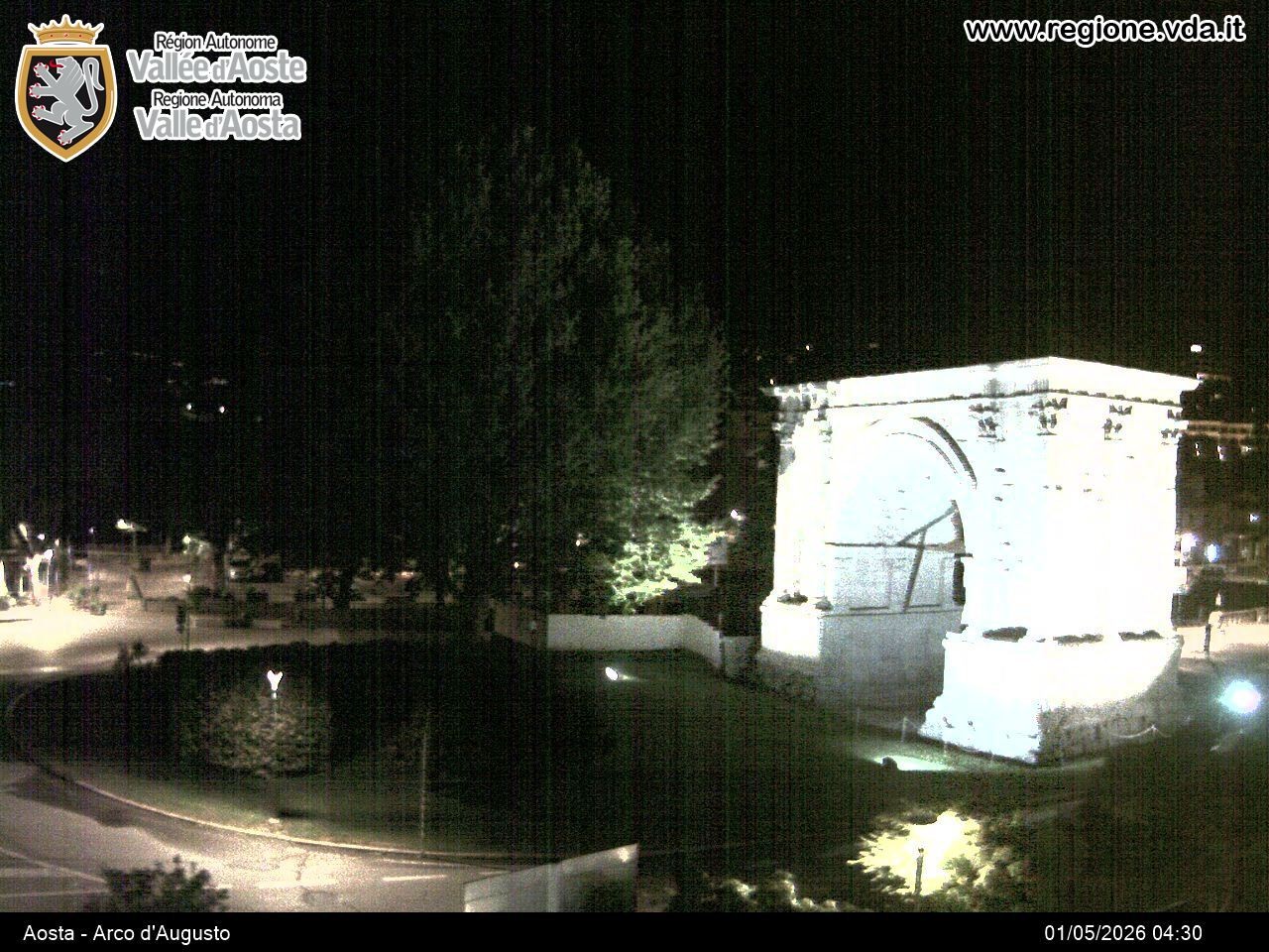 Archiv Foto Webcam Piazza Arco d'Augusto, Aosta
