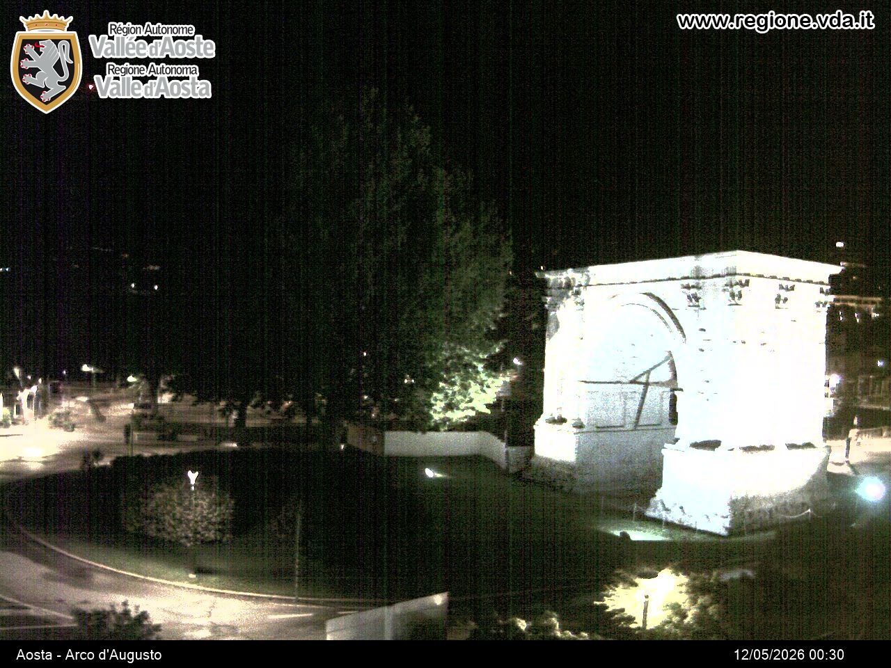 Archiv Foto Webcam Piazza Arco d'Augusto, Aosta