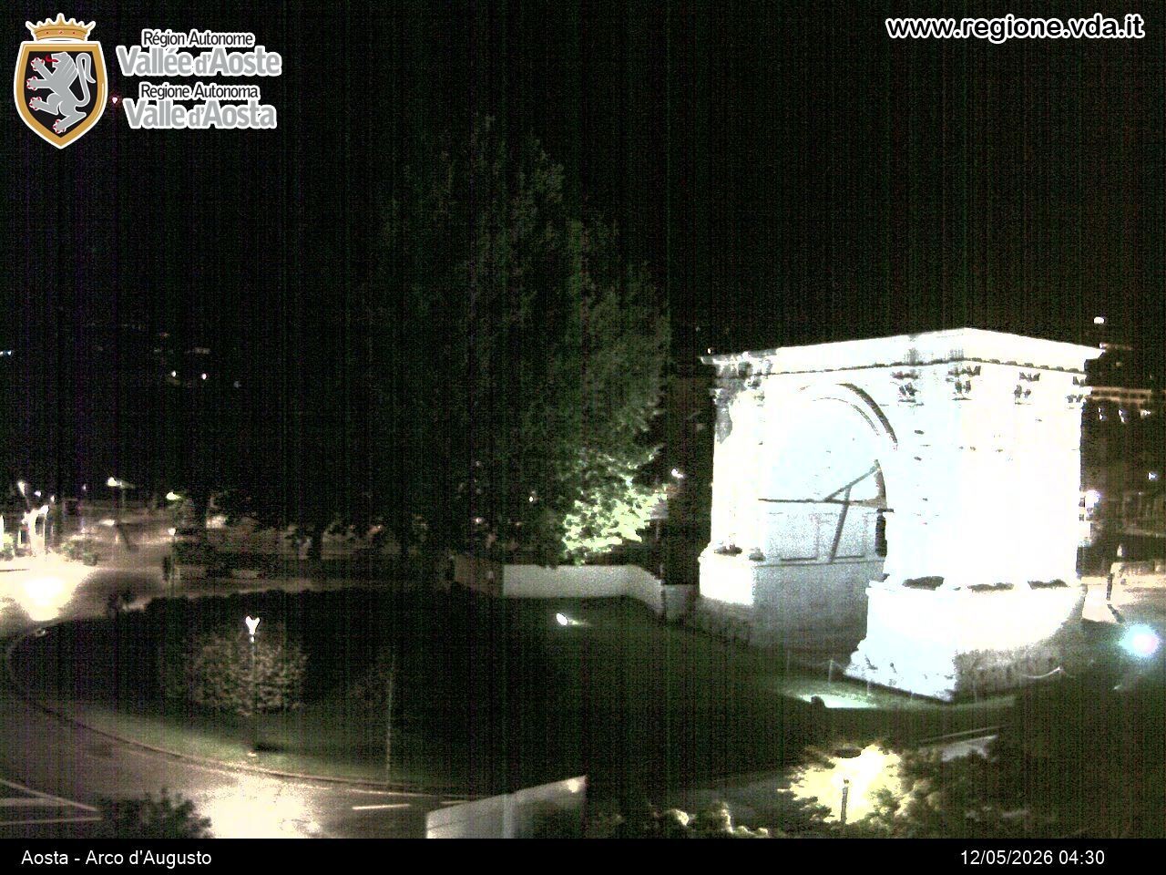 Archiv Foto Webcam Piazza Arco d'Augusto, Aosta