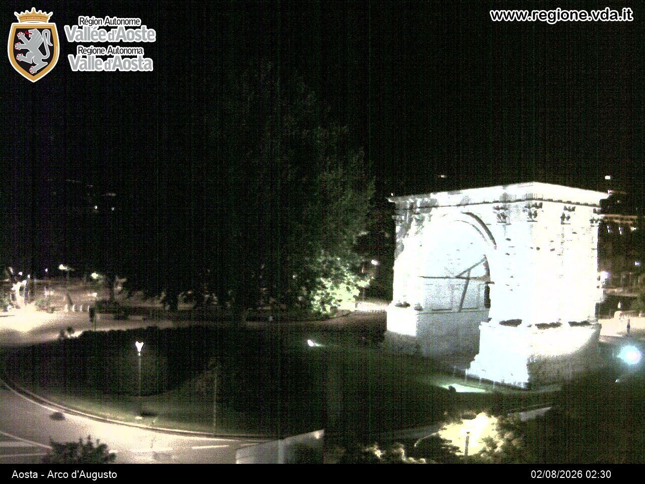 Archiv Foto Webcam Piazza Arco d'Augusto, Aosta
