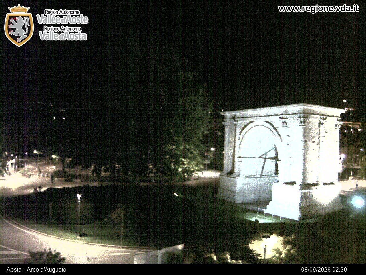 Archiv Foto Webcam Piazza Arco d'Augusto, Aosta