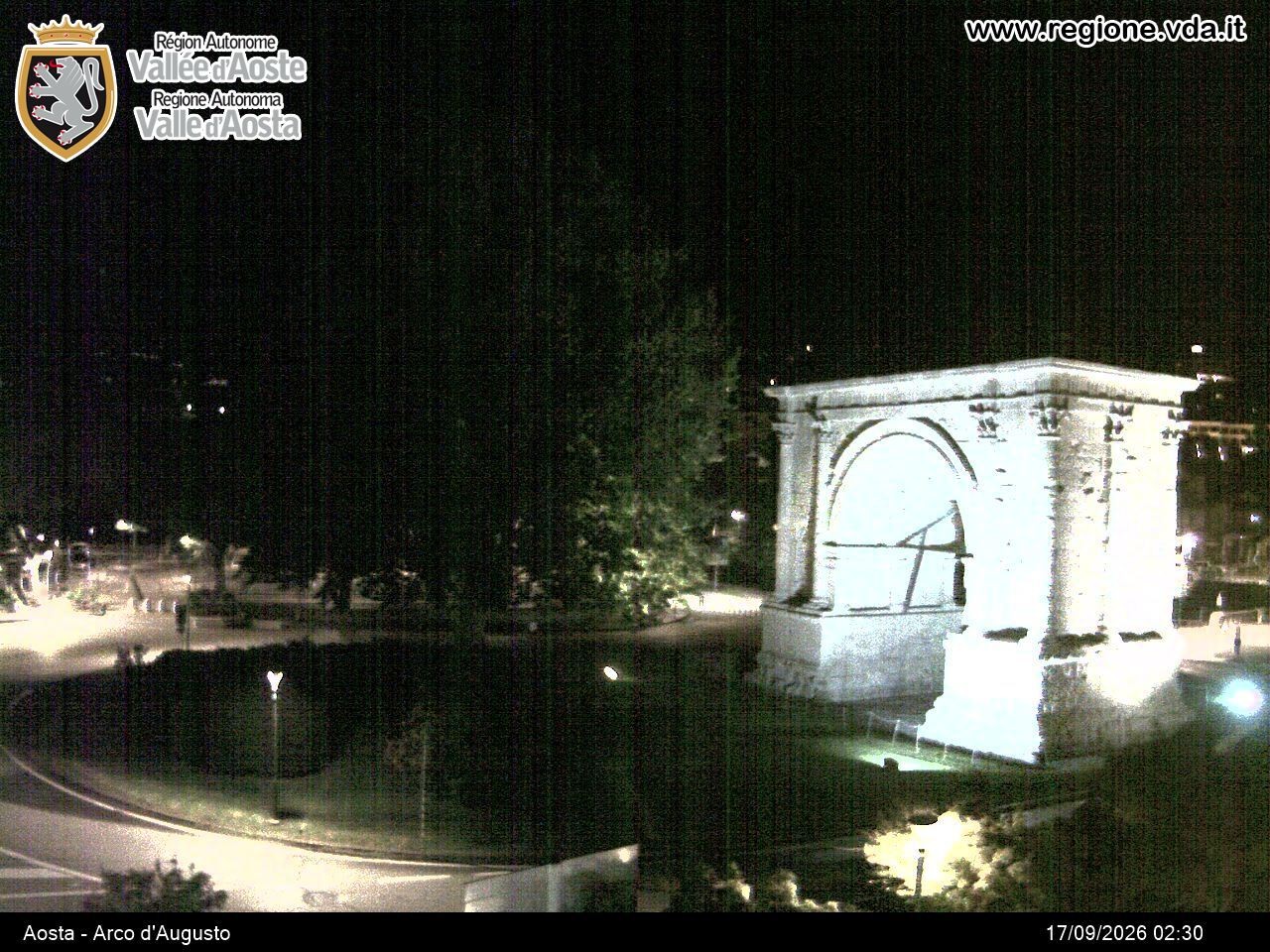 Archiv Foto Webcam Piazza Arco d'Augusto, Aosta