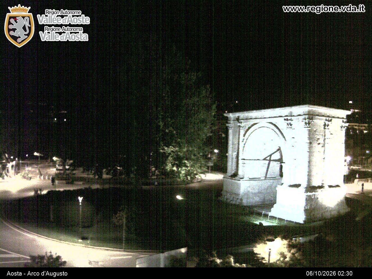 Archiv Foto Webcam Piazza Arco d'Augusto, Aosta