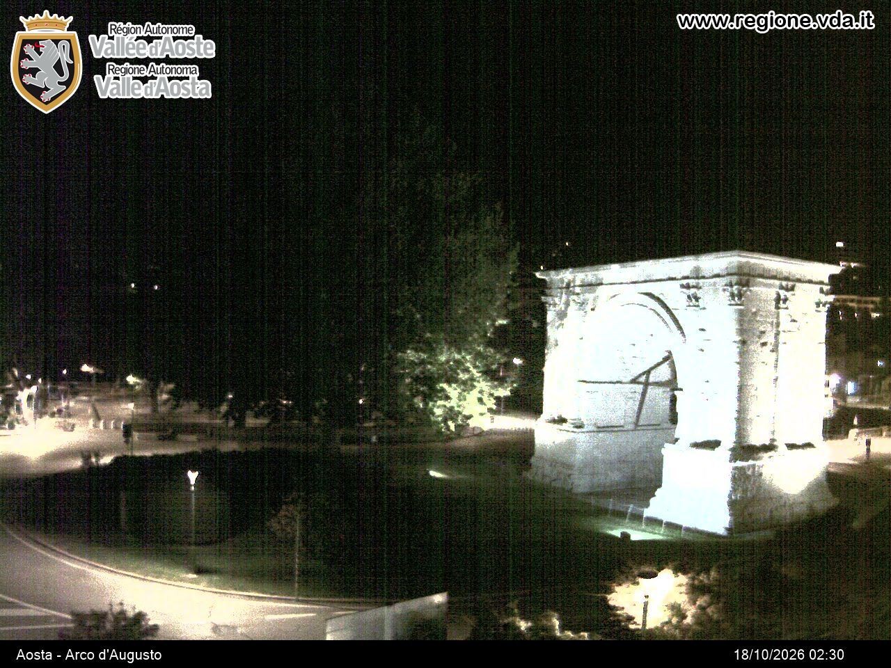 Archived image Webcam Aosta, Piazza Arco d'Augusto