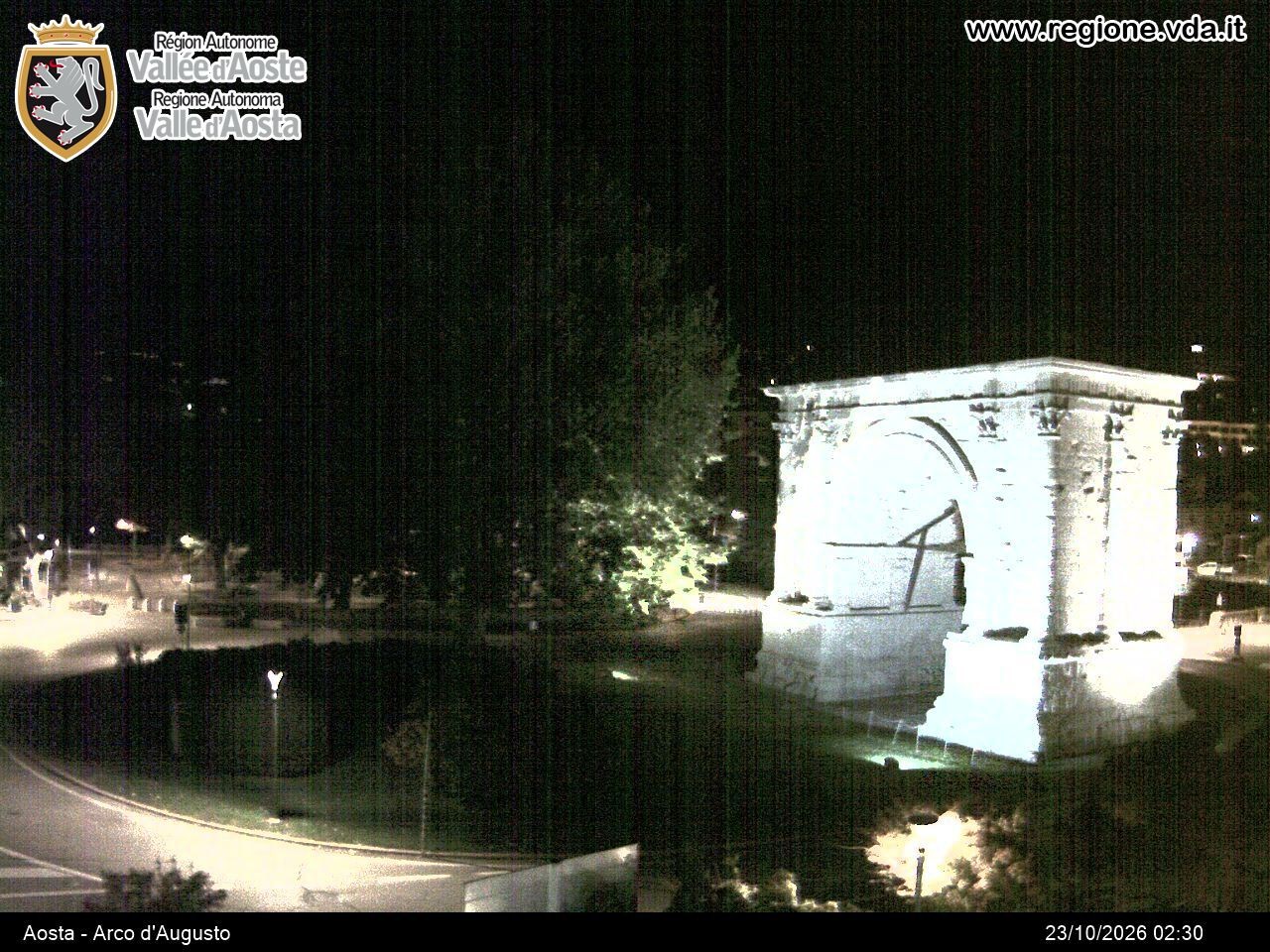 Archiv Foto Webcam Piazza Arco d'Augusto, Aosta