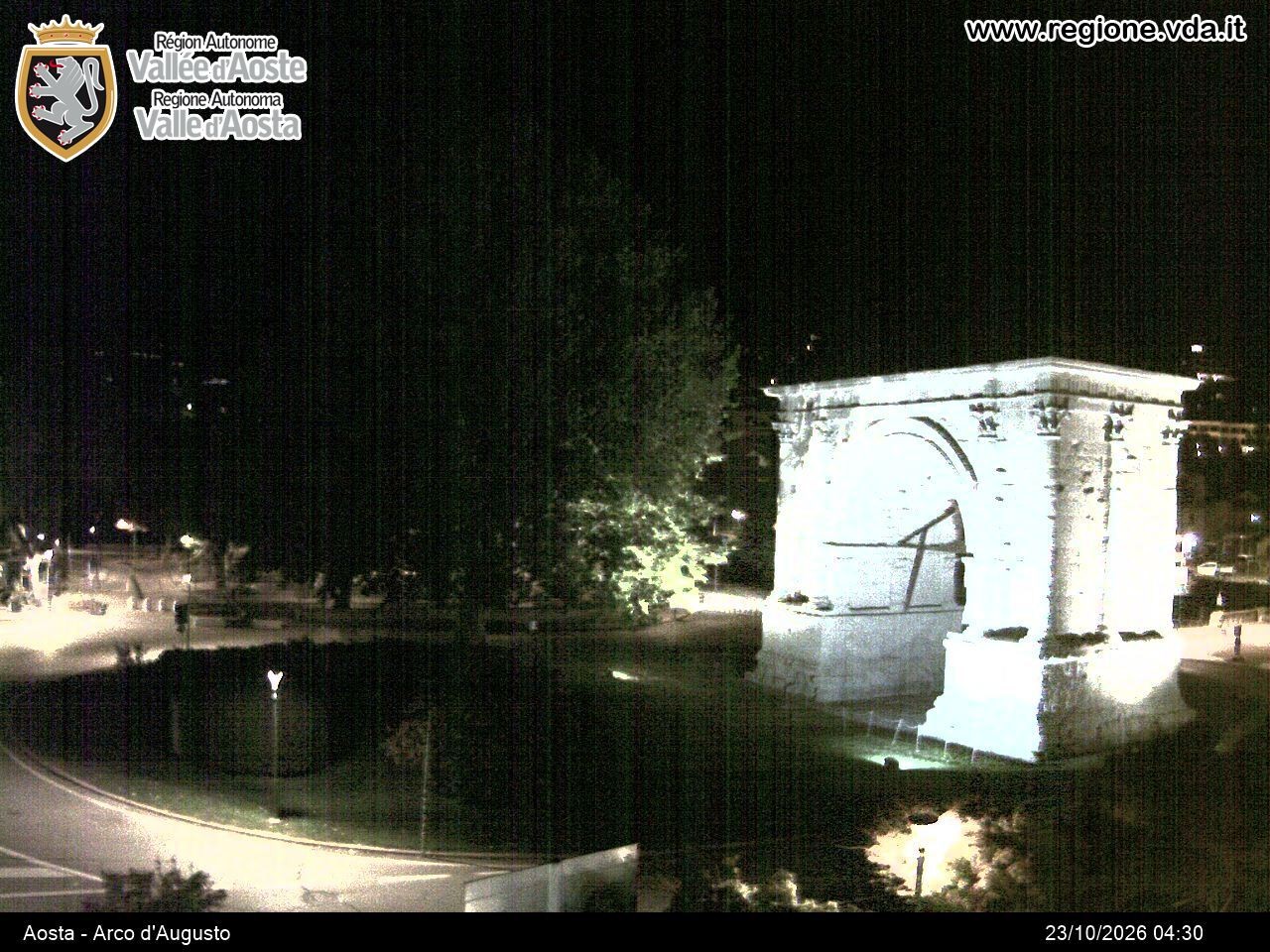 Archiv Foto Webcam Piazza Arco d'Augusto, Aosta