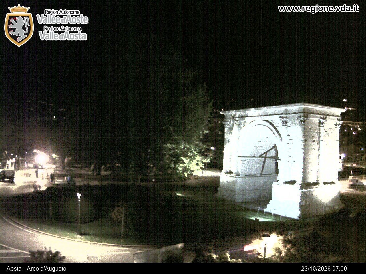 Archiv Foto Webcam Piazza Arco d'Augusto, Aosta