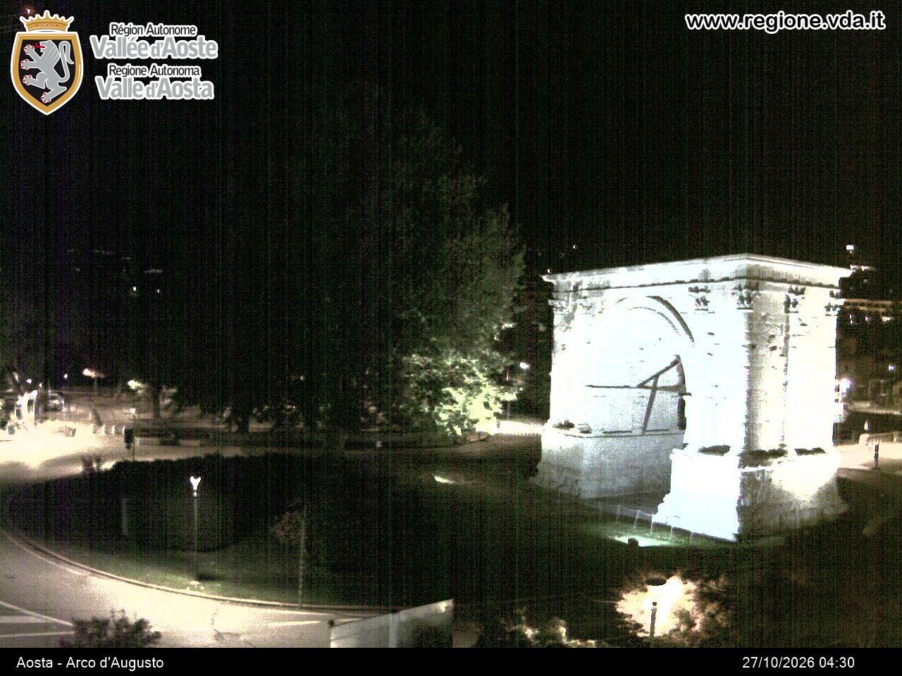 Archiv Foto Webcam Piazza Arco d'Augusto, Aosta
