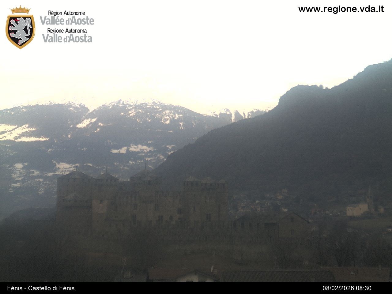 Archiv Foto Webcam Aostatal, Schloss Fenis