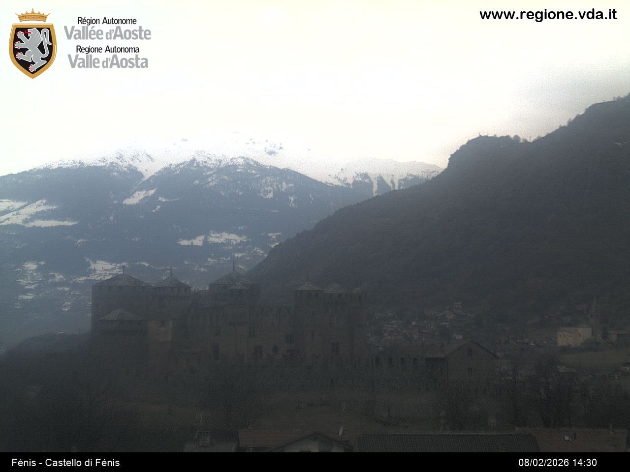 Archiv Foto Webcam Aostatal, Schloss Fenis