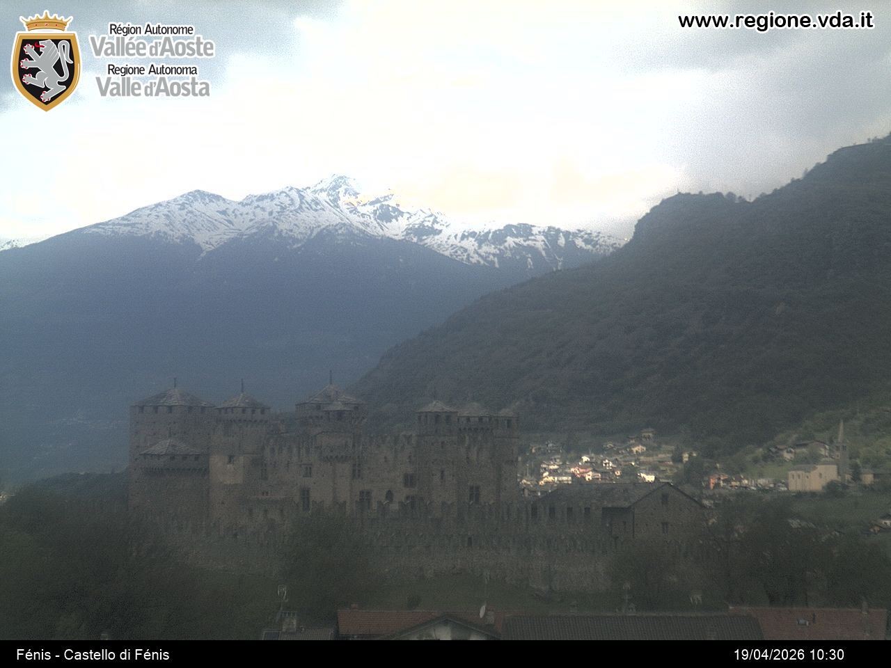 Archiv Foto Webcam Aostatal, Schloss Fenis