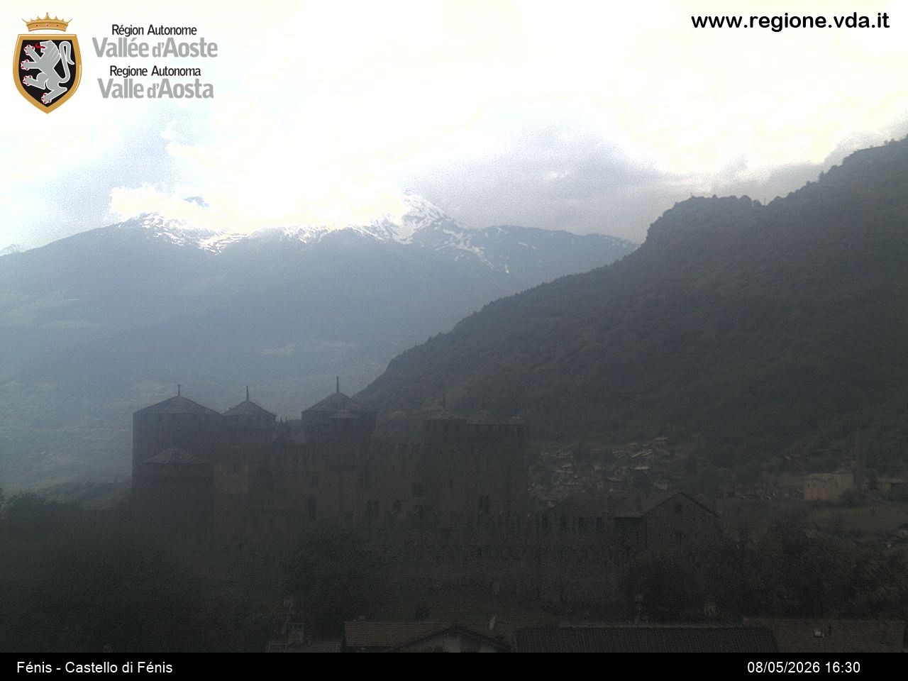 Archiv Foto Webcam Aostatal, Schloss Fenis