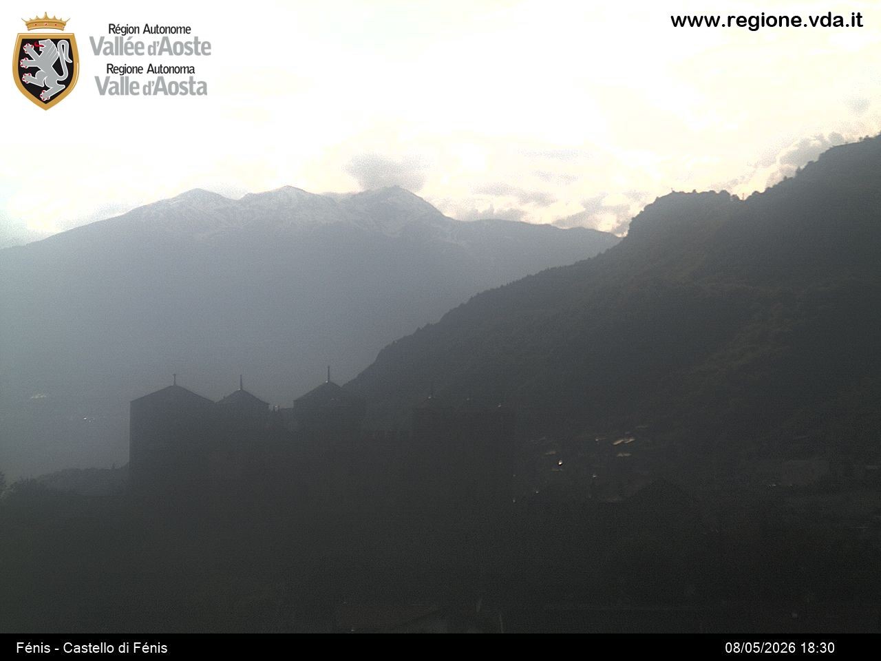Archiv Foto Webcam Aostatal, Schloss Fenis
