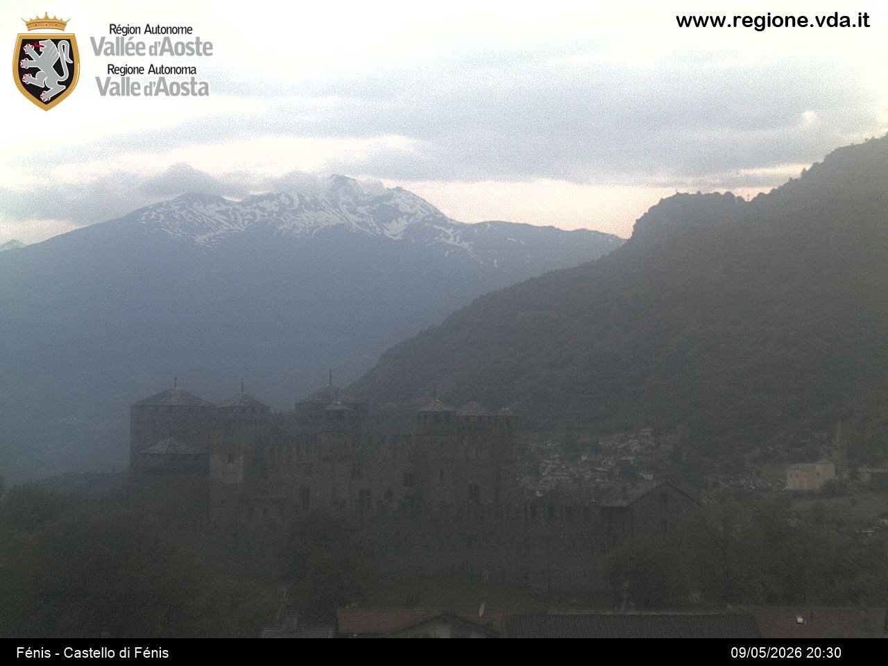 Archiv Foto Webcam Aostatal, Schloss Fenis
