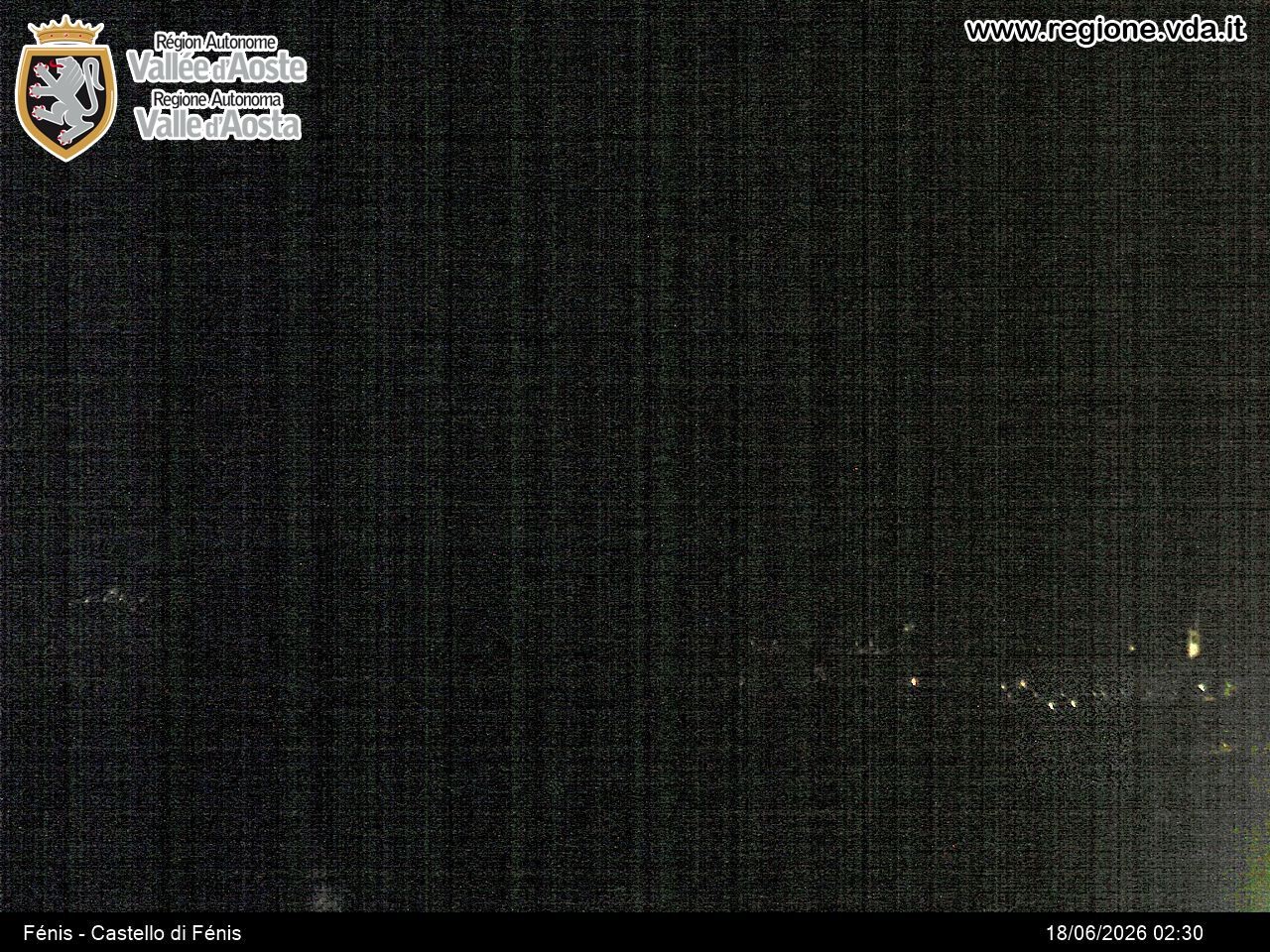 Archived image Webcam Aosta Valley, Fenis Castle