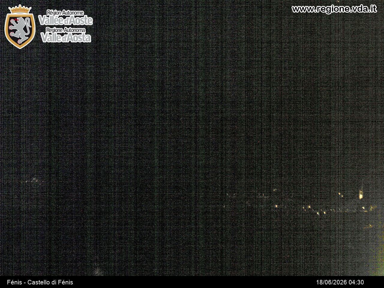 Archived image Webcam Aosta Valley, Fenis Castle