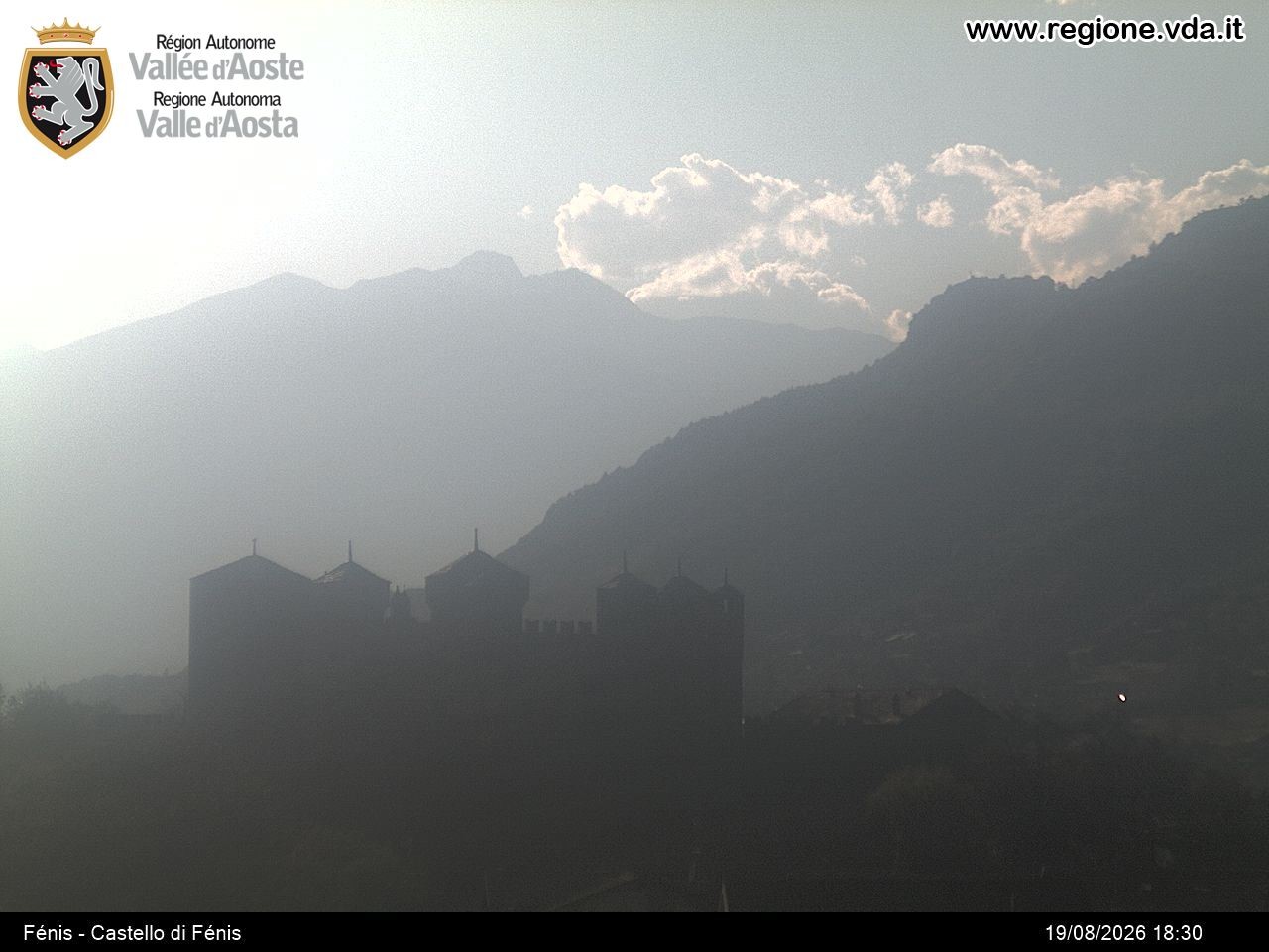 Archiv Foto Webcam Aostatal, Schloss Fenis