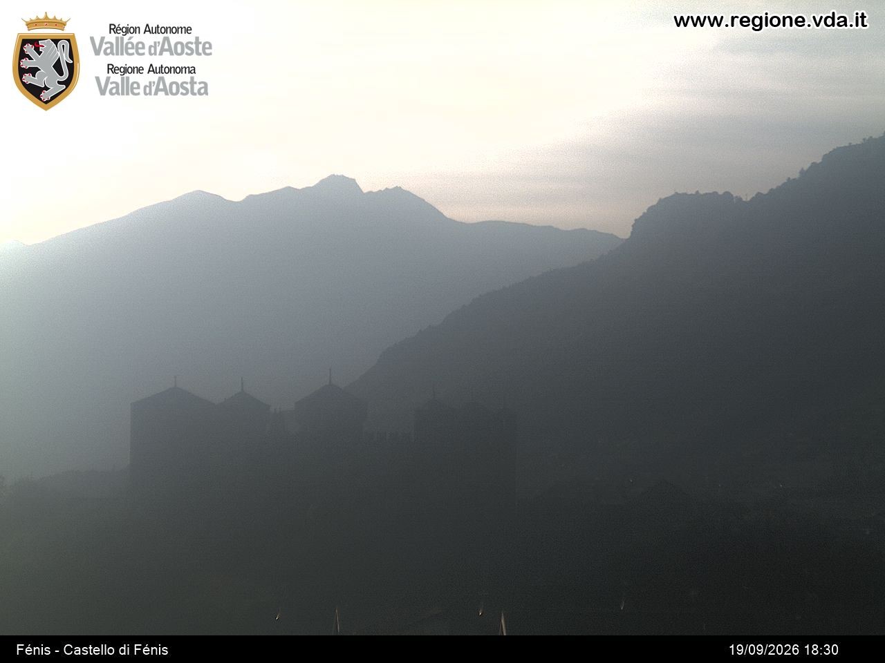 Archiv Foto Webcam Aostatal, Schloss Fenis