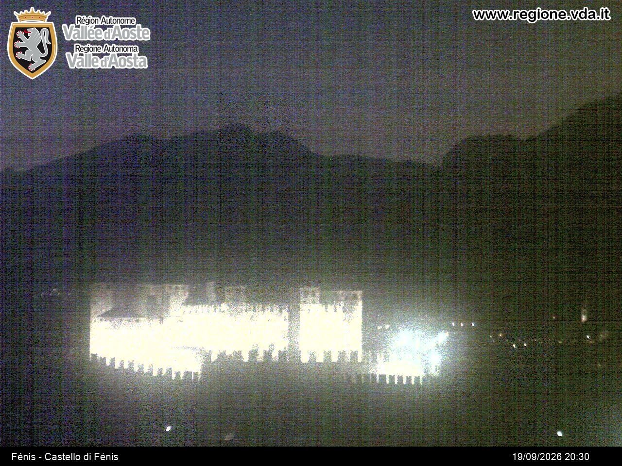 Archiv Foto Webcam Aostatal, Schloss Fenis