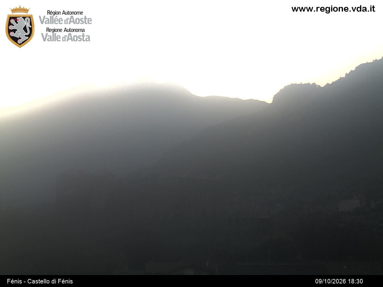Archiv Foto Webcam Aostatal, Schloss Fenis