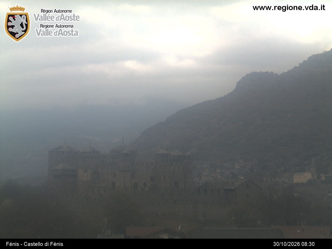 Archiv Foto Webcam Aostatal, Schloss Fenis