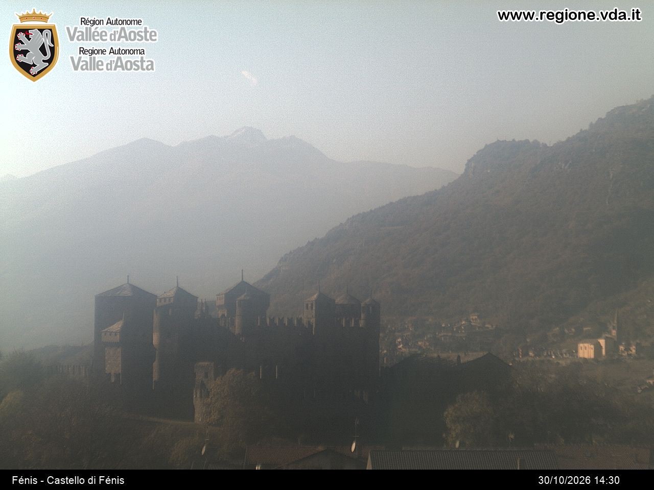 Archiv Foto Webcam Aostatal, Schloss Fenis