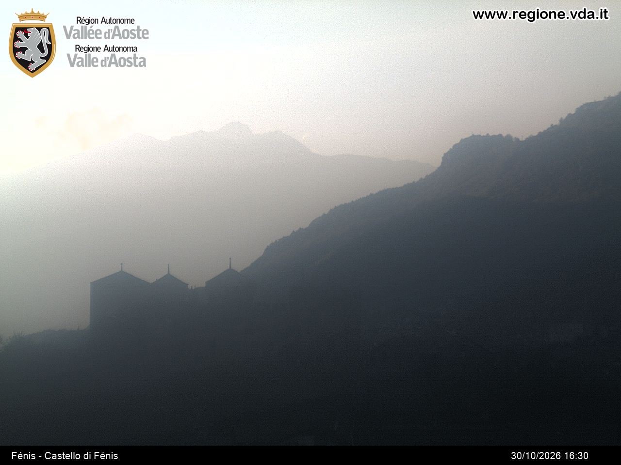 Archiv Foto Webcam Aostatal, Schloss Fenis