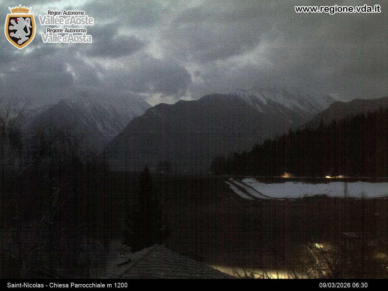 Archiv Foto Webcam Aostatal, Saint-Nicolas