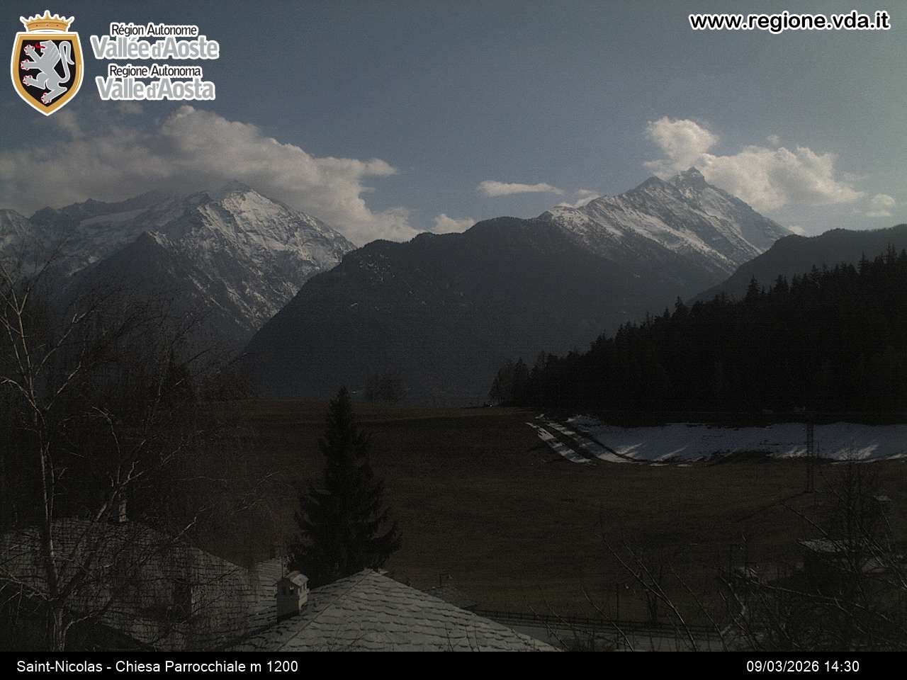 Archiv Foto Webcam Aostatal, Saint-Nicolas
