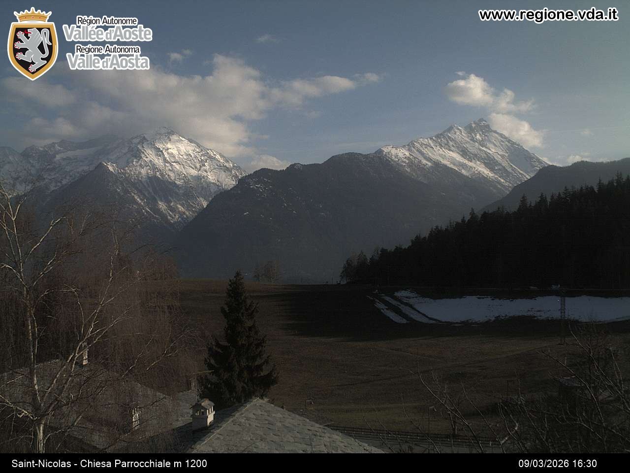 Archiv Foto Webcam Aostatal, Saint-Nicolas