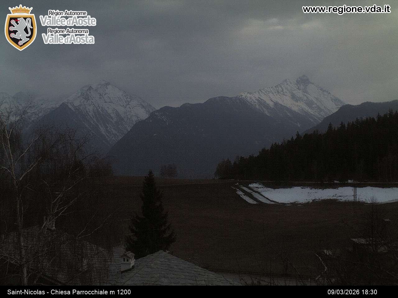 Archiv Foto Webcam Aostatal, Saint-Nicolas