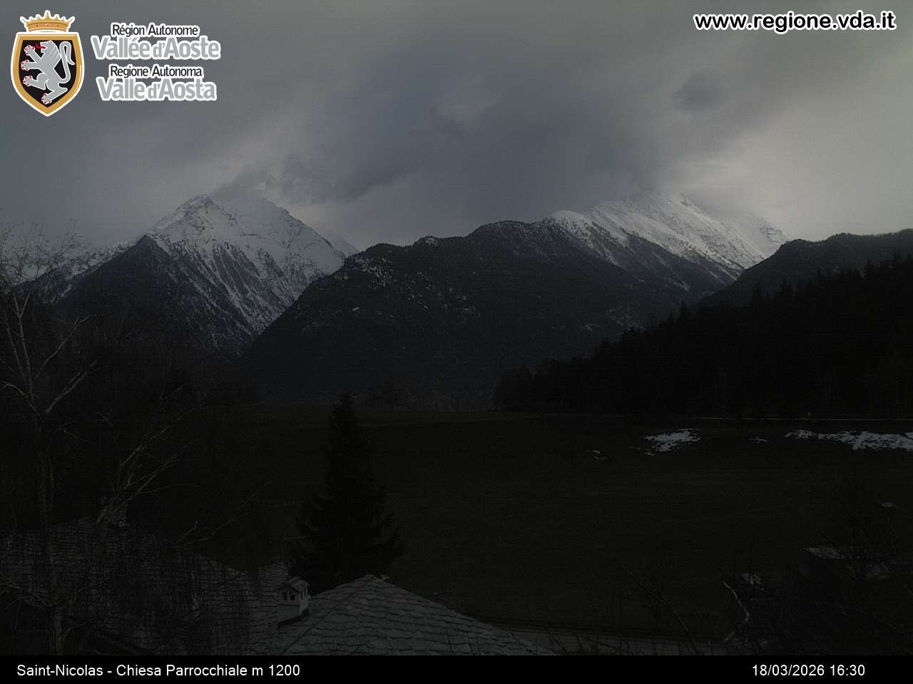 Archiv Foto Webcam Aostatal, Saint-Nicolas