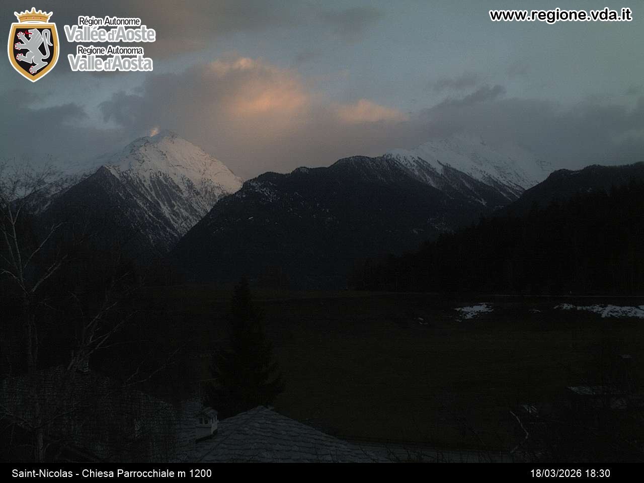 Archiv Foto Webcam Aostatal, Saint-Nicolas