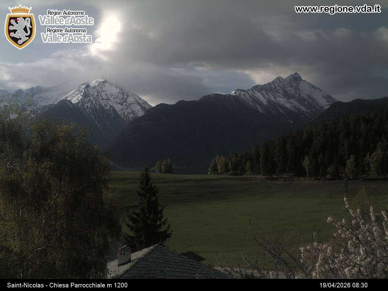 Archived image Webcam Aosta Valley, Saint-Nicolas