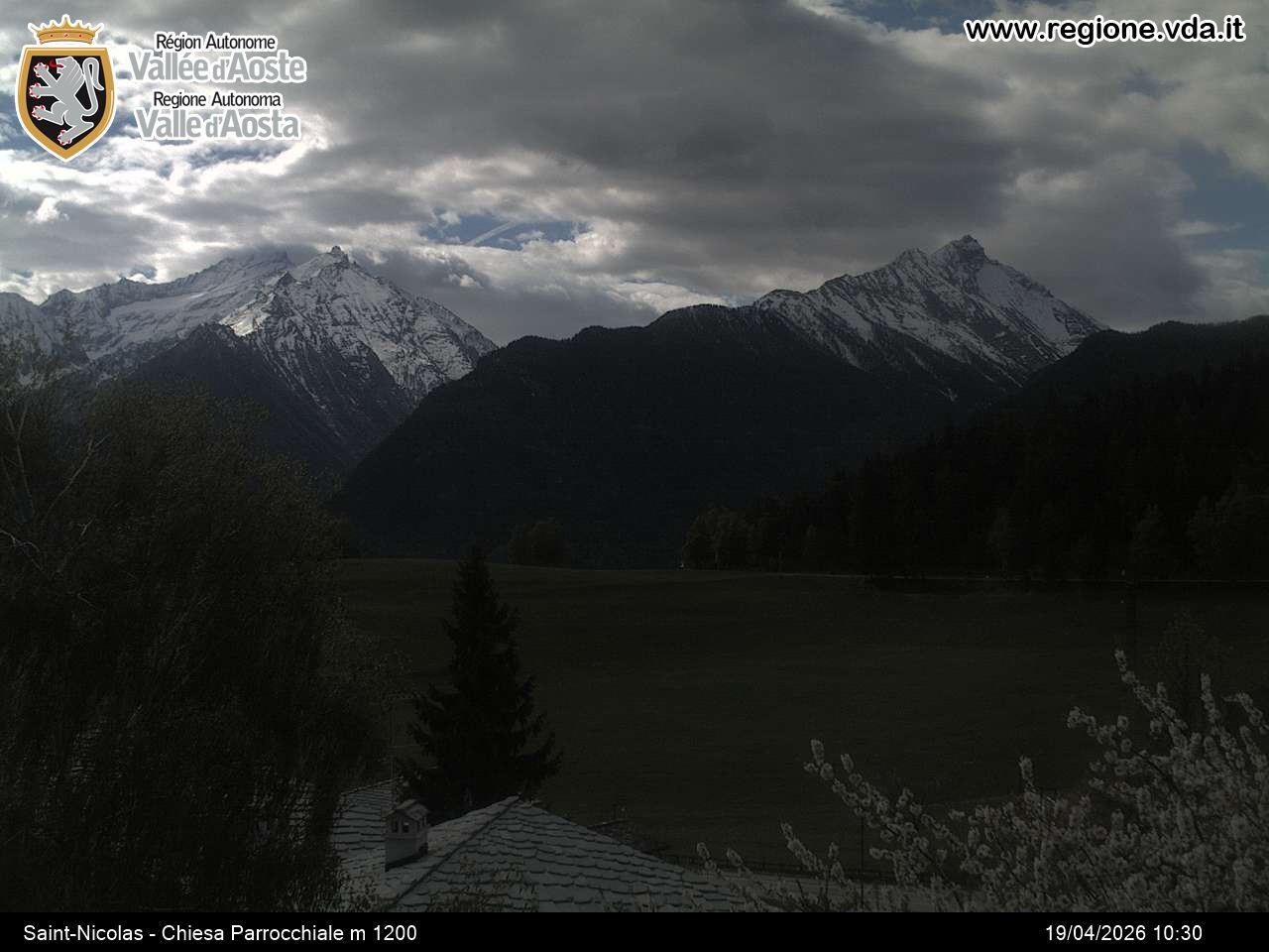Archived image Webcam Aosta Valley, Saint-Nicolas