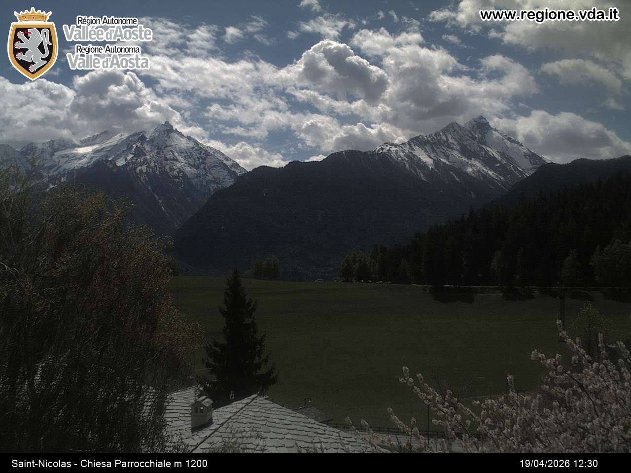 Archived image Webcam Aosta Valley, Saint-Nicolas